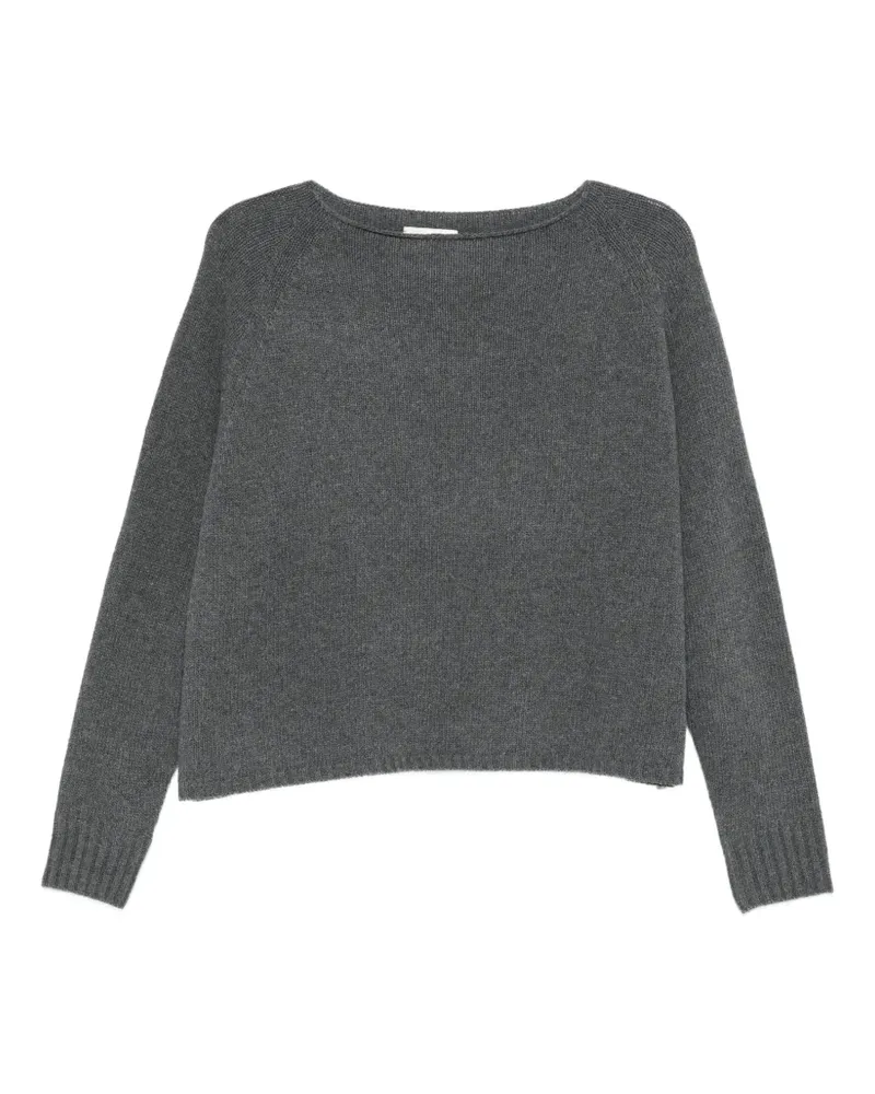 MA'RY'YA Pullover mit Raglanärmeln - Grau Grau