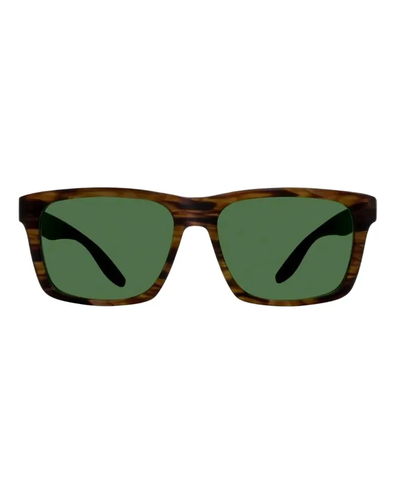 Barton Perreira Eckige Walker Sonnenbrille in Schildpattoptik - Braun Braun
