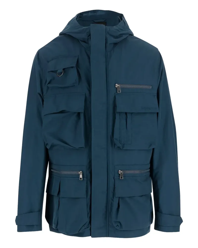 Woolrich Jacke mit Kapuze - Blau Blau