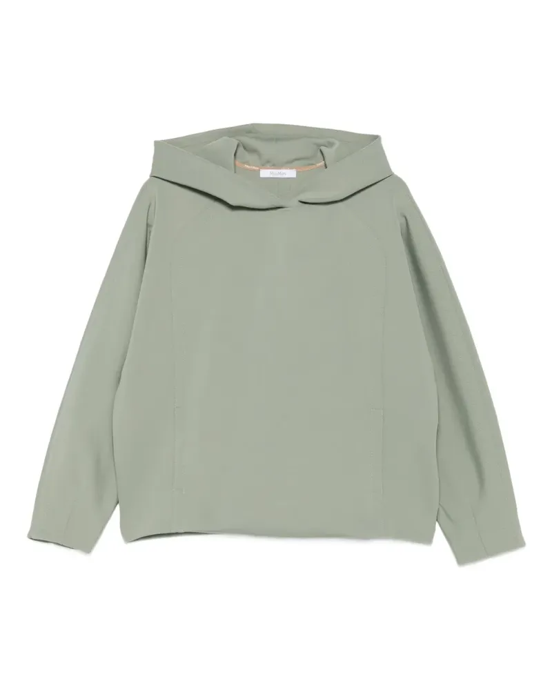 Max Mara Kapuzenjacke mit Kontrasteinsätzen - 002 KAKHI 002