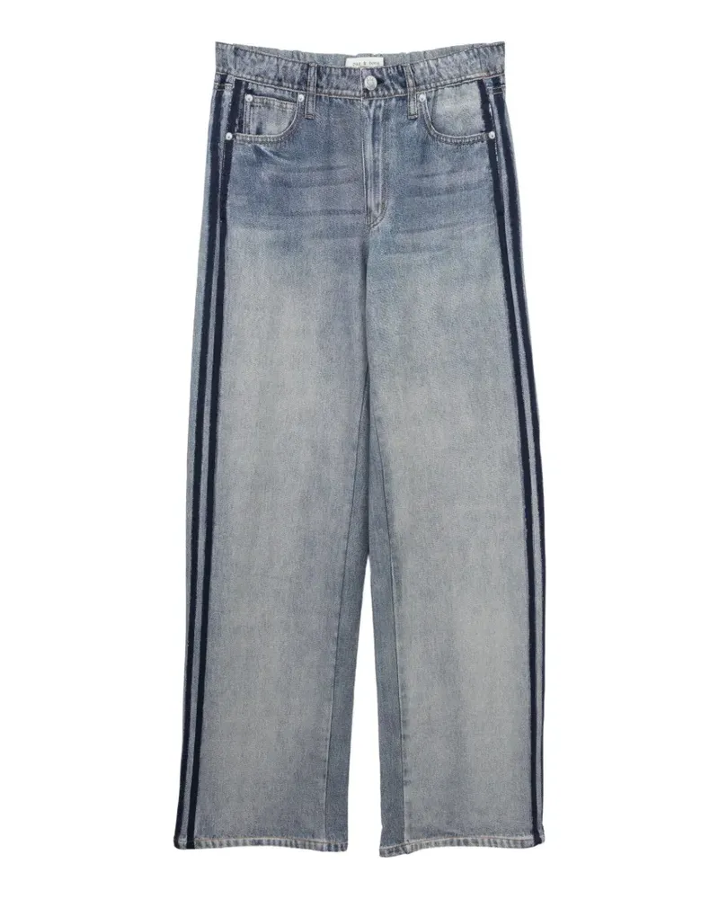 Rag & Bone Gerade Jeans mit Seitenstreifen - Blau Blau