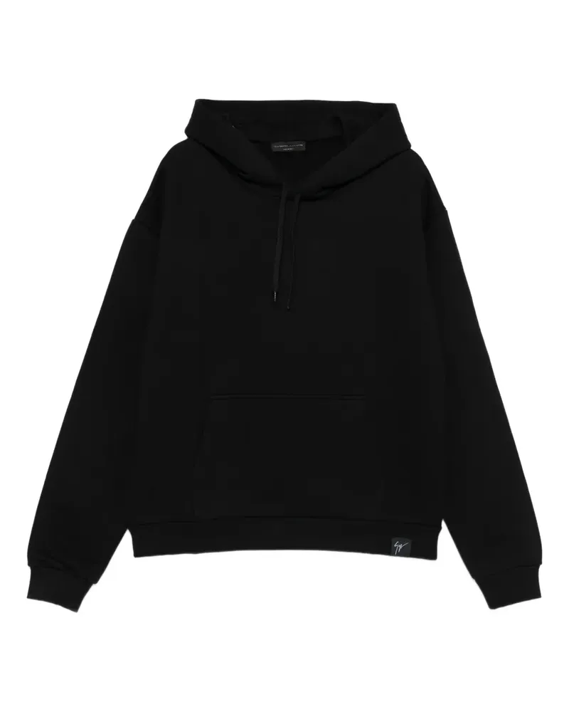 Giuseppe Zanotti Hoodie mit Kordelzug - Schwarz Schwarz