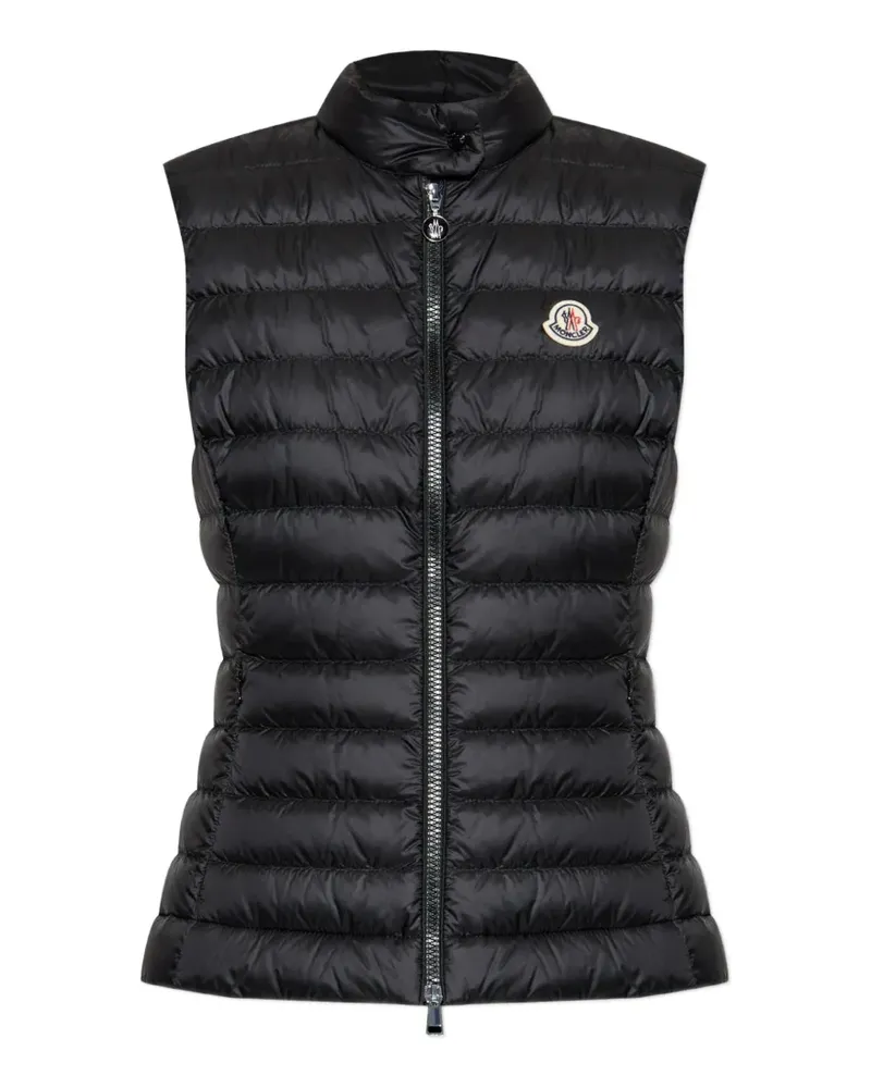 Moncler Gesteppte Igens Weste - Schwarz Schwarz