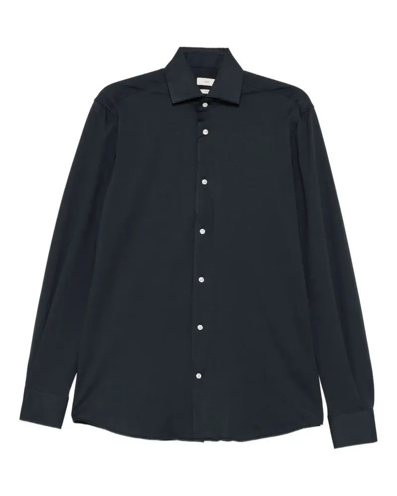 Liu Jo long-sleeved silk shirt - Blau Blau