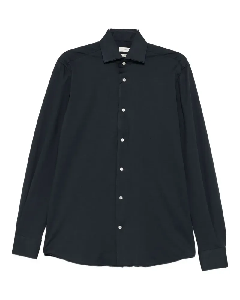 Liu Jo long-sleeved silk shirt - Blau Blau