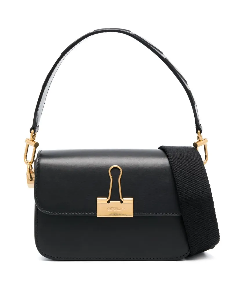 OFF-WHITE Binder Schultertasche - Schwarz Schwarz