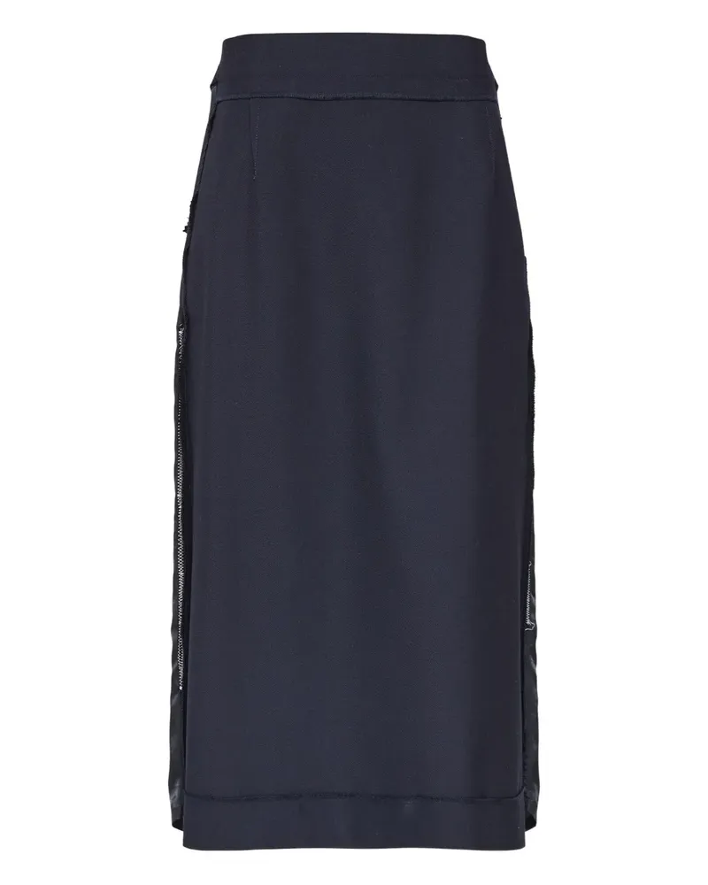 Maison Margiela Klassischer Midirock - Blau Blau