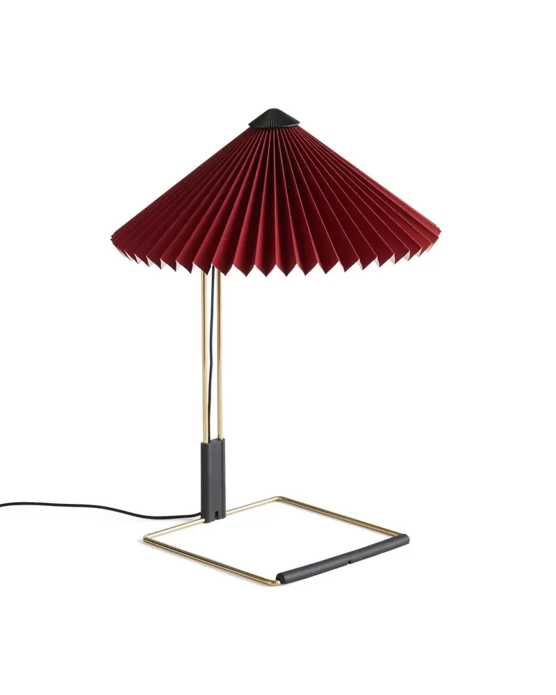 Hay Tischlampe mit Faltendetail - Rot Rot