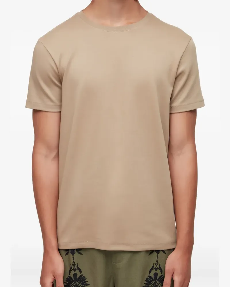 Osklen T-Shirt mit Rundhalsausschnitt - Nude Nude