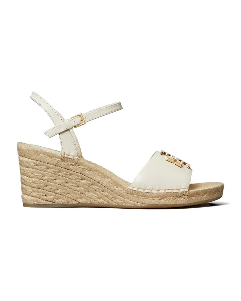 Tory Burch Eleanor wedge espadrilles - Nude Nude
