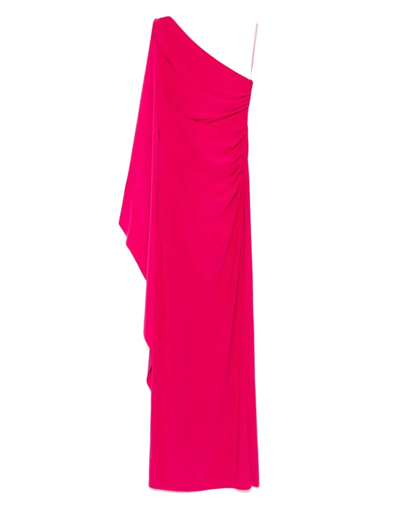 Blanca Gerafftes Maxikleid - Rosa Rosa