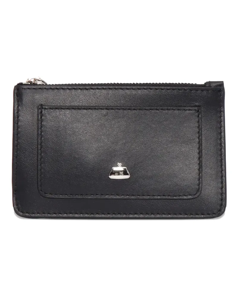 Max Mara TRAFOI leather cardholder - Schwarz Schwarz