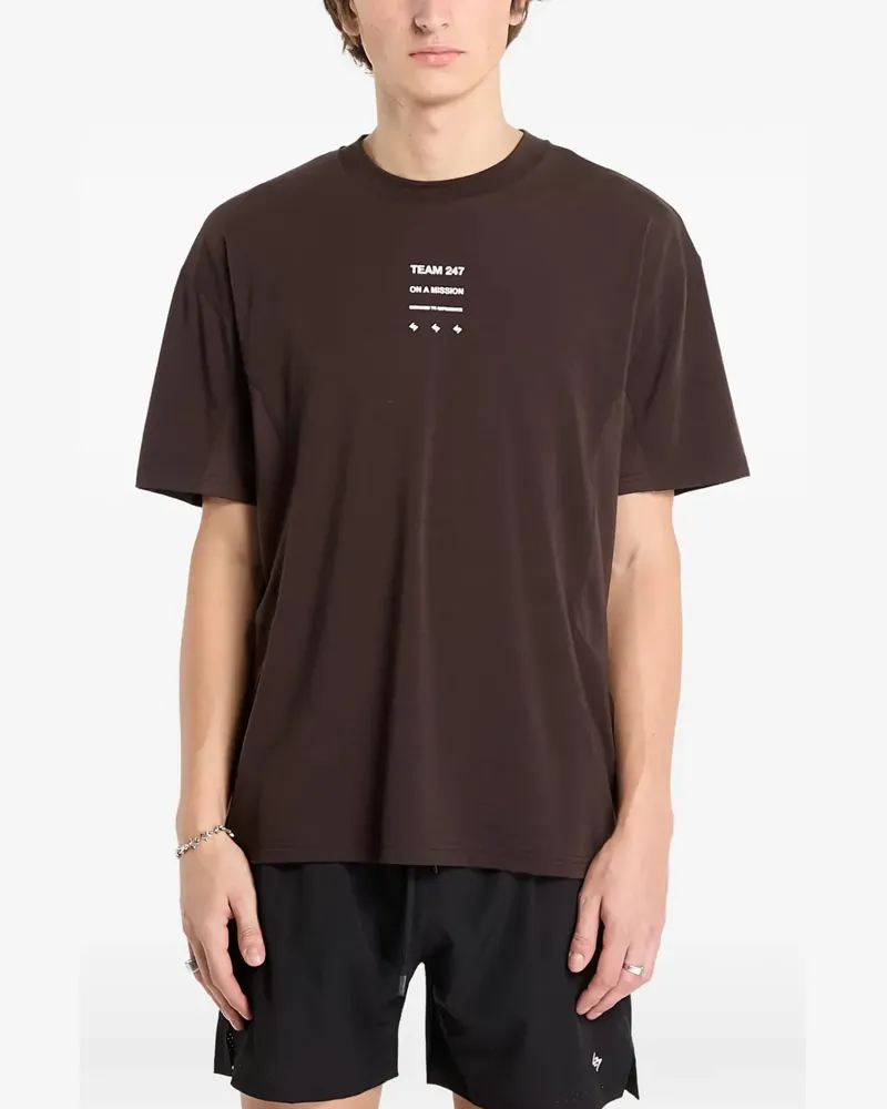 REPRESENT 247 uprising oversized T-shirt - Braun Braun