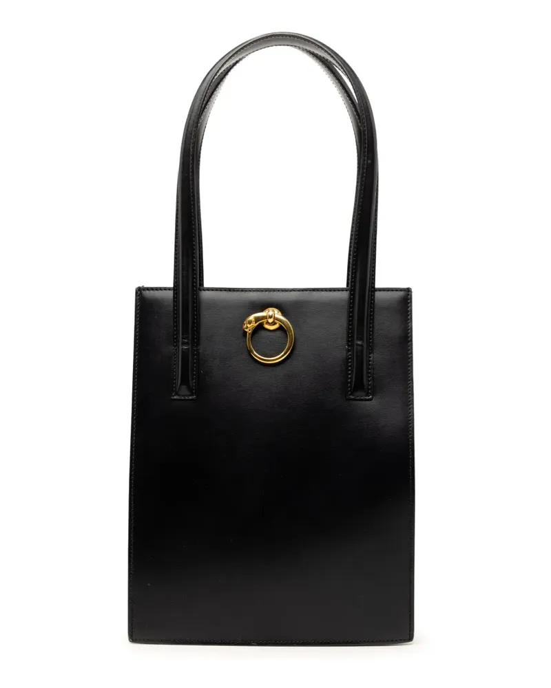 Cartier 2000-2026 Leather Panthere tote bag - Schwarz Schwarz