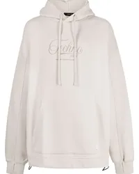 FIVE CM Terry Hoodie mit Stickerei Nude