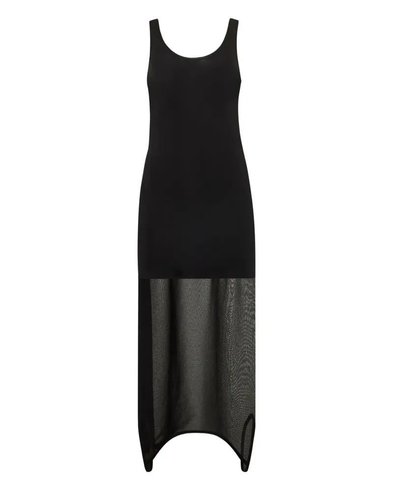 Fendi Midikleid mit Trompe-l'oeil-Effekt - Schwarz Schwarz