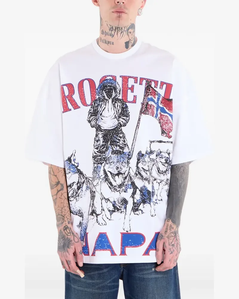 Napapijri short-sleeve T-shirt - Weiß Weiß