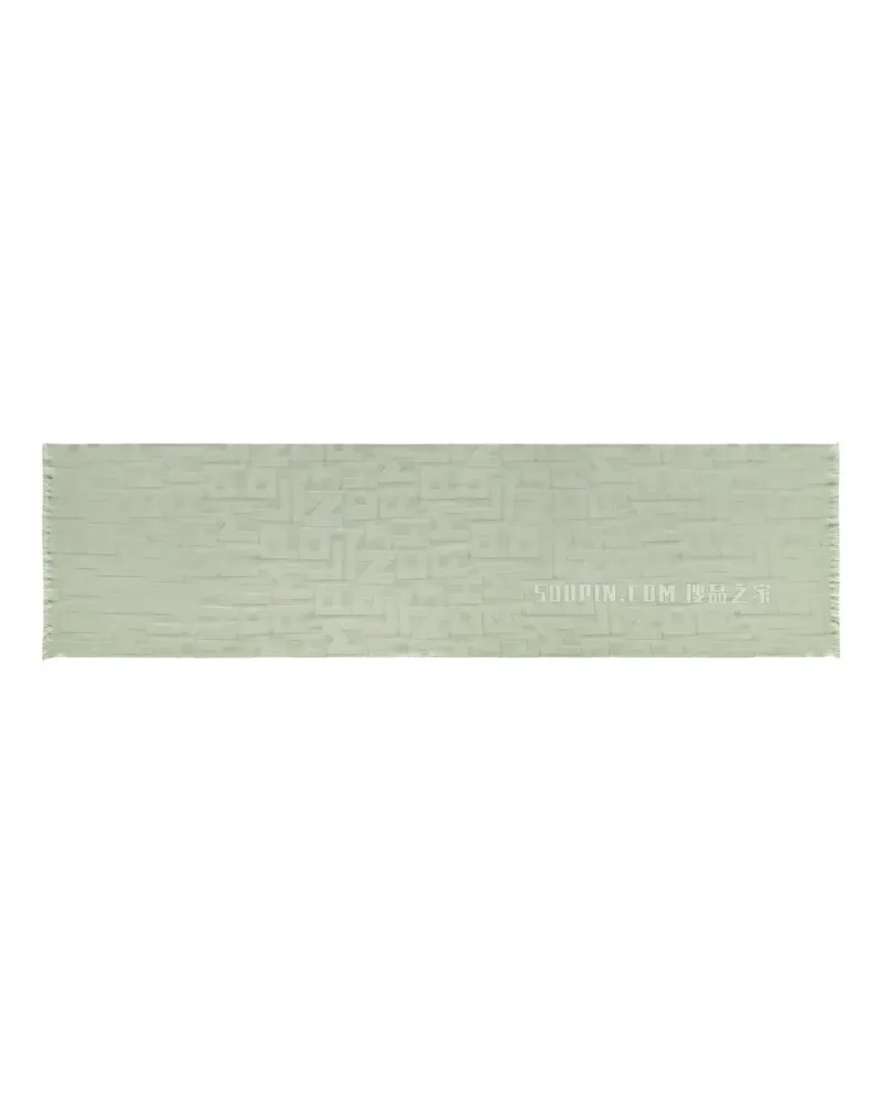 Longchamp logo-detailed scarf - Nude Nude