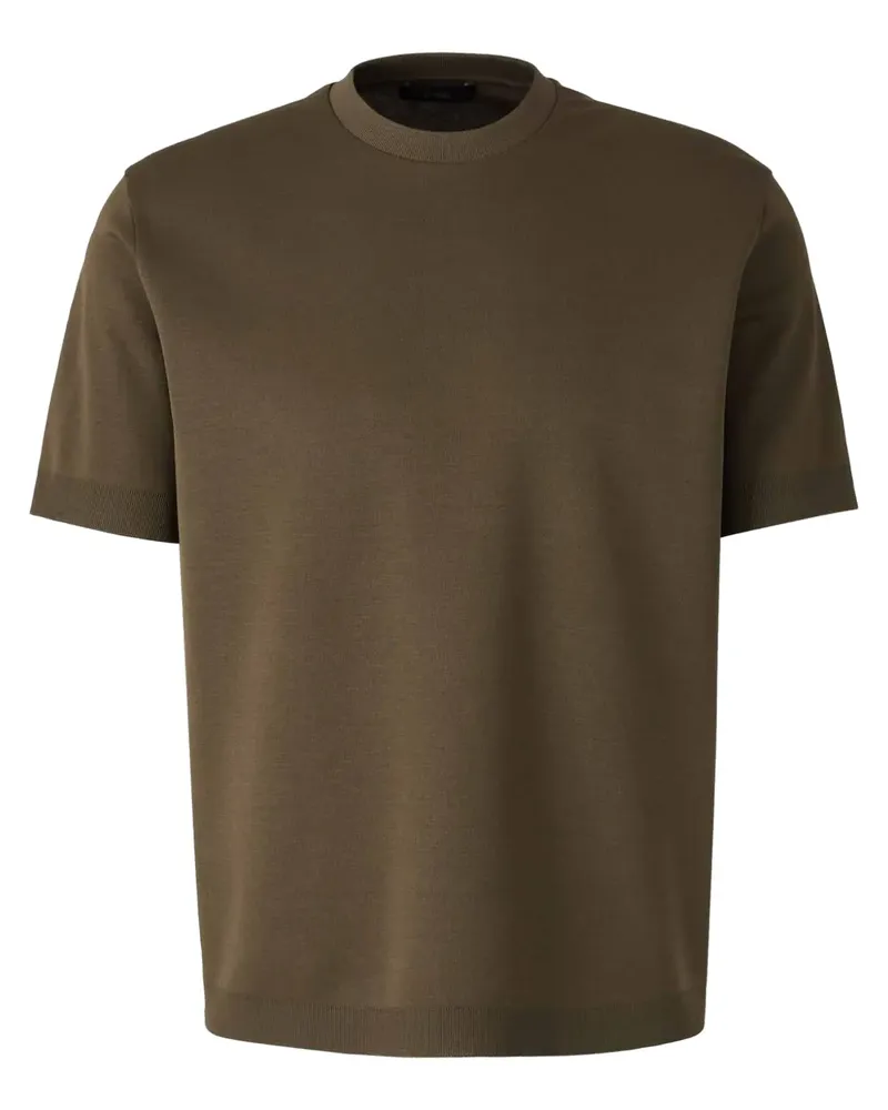 Herno T-Shirt mit Logo-Schild - Grün Grün