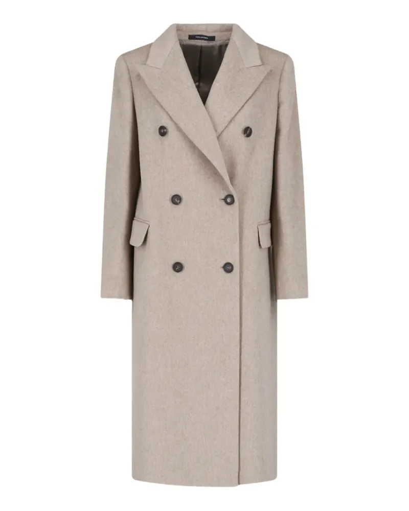 Tagliatore Jole double-breasted coat - Nude Nude