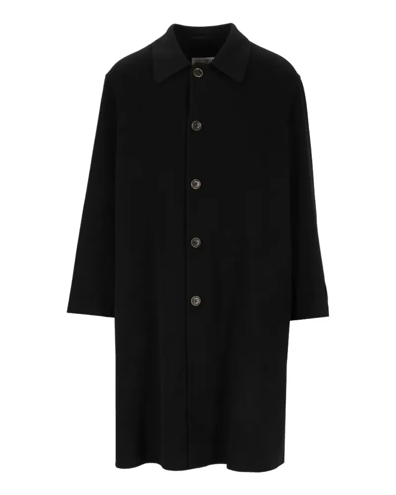 Maison Margiela Doubleface-Wollmantel - Schwarz Schwarz