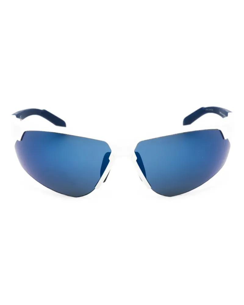 adidas SP0042 wraparound sunglasses - Weiß Weiß