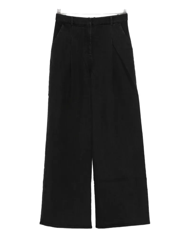 The Garment pleat-detail trousers - Schwarz Schwarz