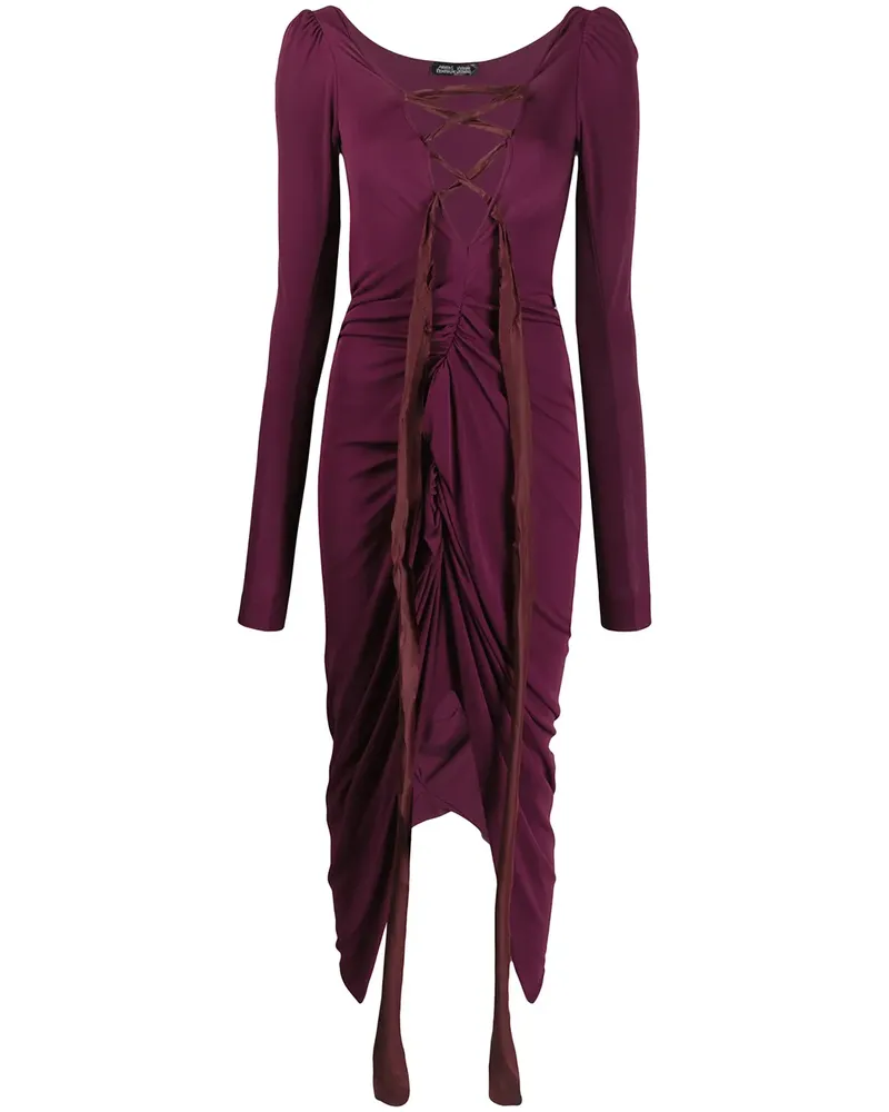 Vivienne Westwood Kleid mit Schnürung - Violett Violett