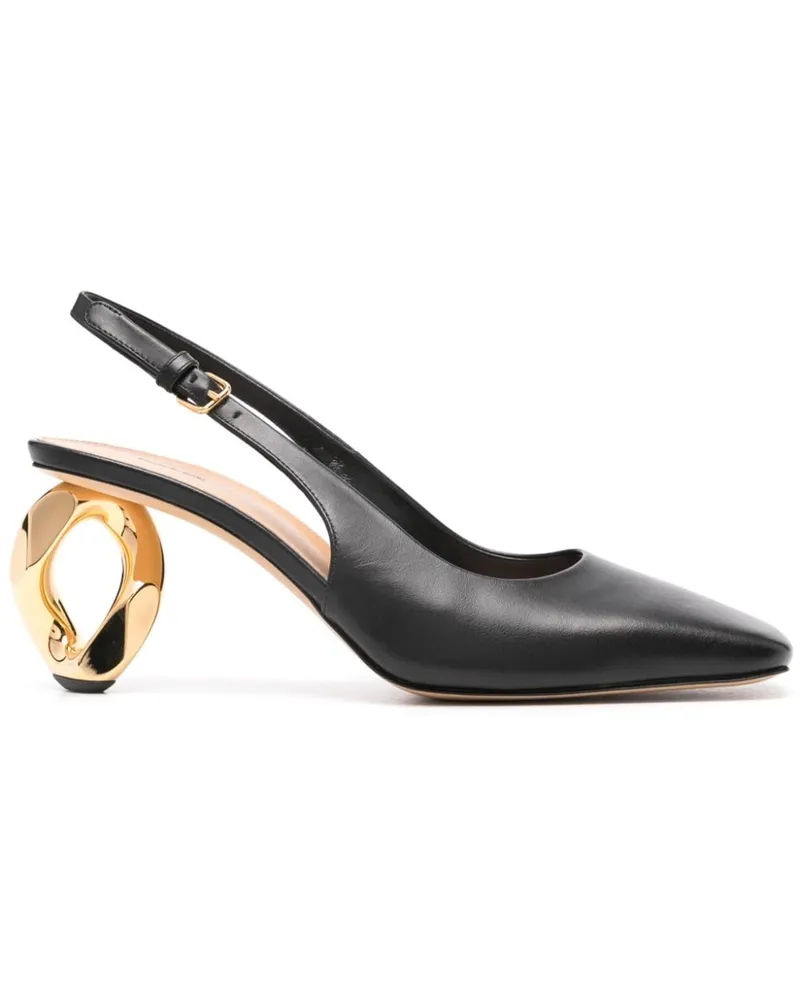 J.W.Anderson Pumps mit Kettenabsatz 65mm - Schwarz Schwarz