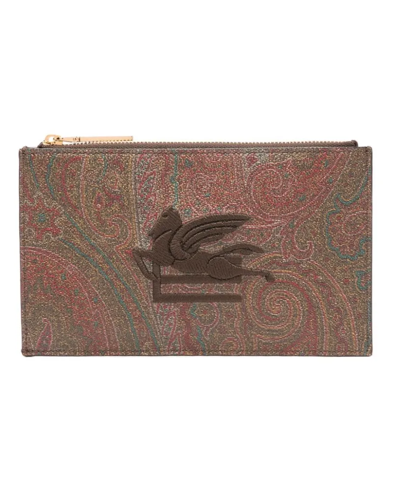 Etro Mittelgroßes Portemonnaie - Braun Braun