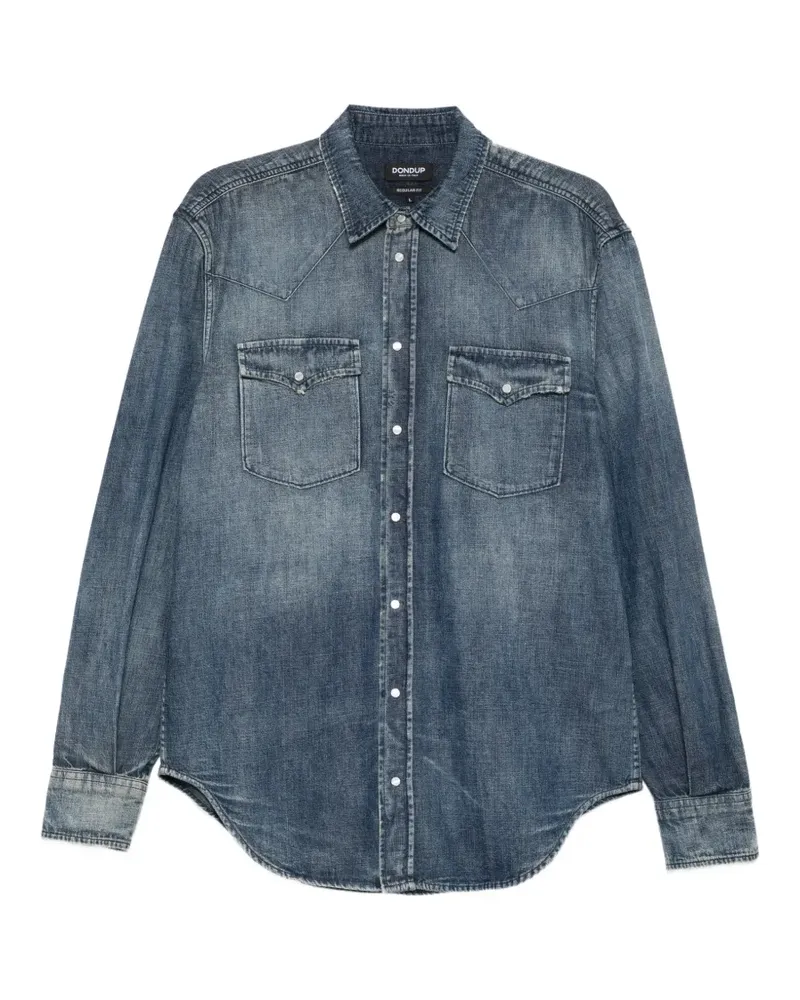 Dondup western denim shirt - Blau Blau