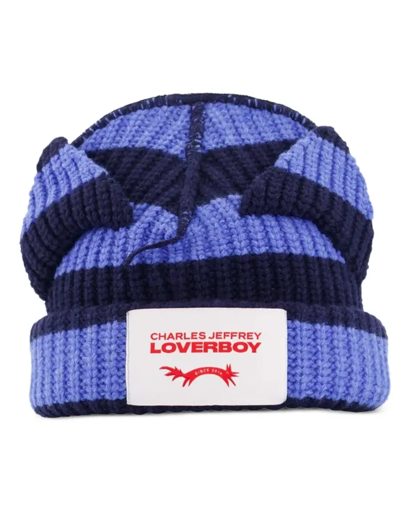 Charles Jeffrey Loverboy Chunky Ears beanie hat - Blau Blau
