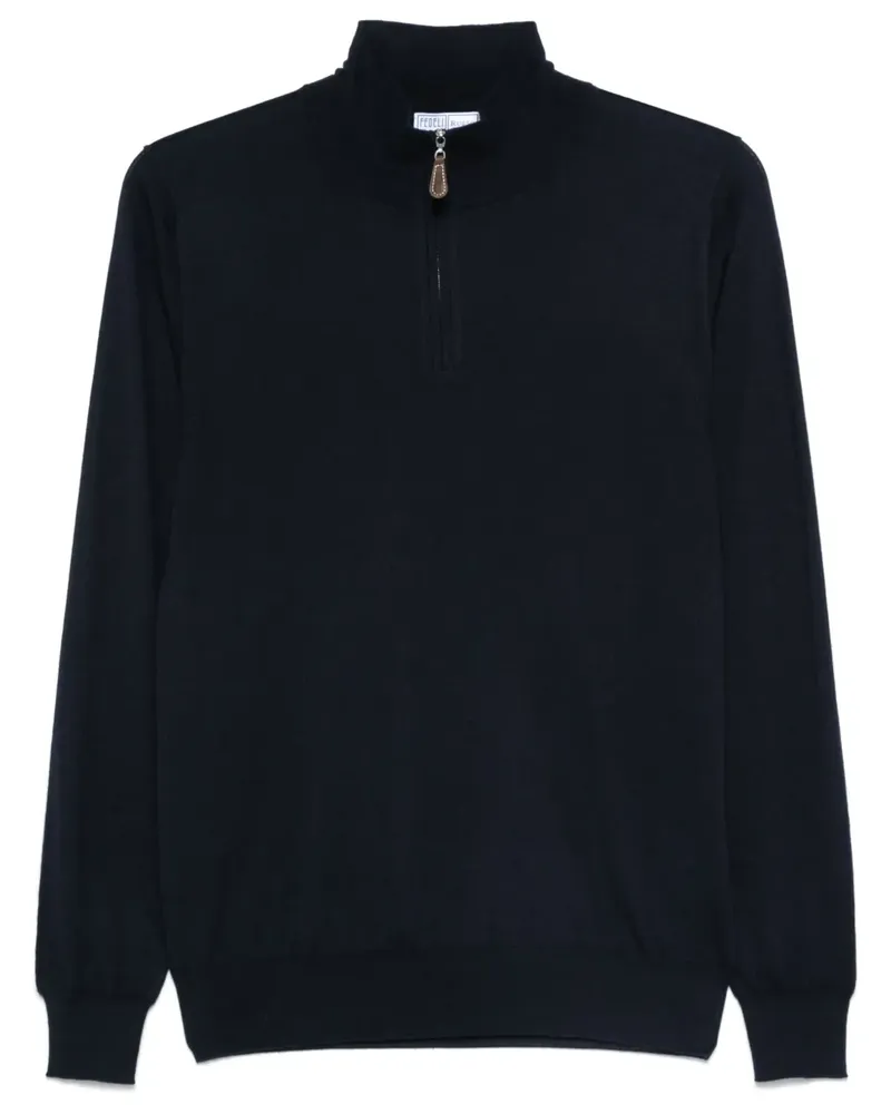 Fedeli Favonio Pullover - Blau Blau