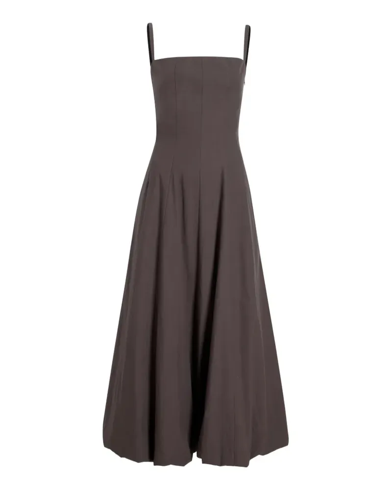 Proenza Schouler Ella Kleid mit eckigem Ausschnitt - Braun Braun