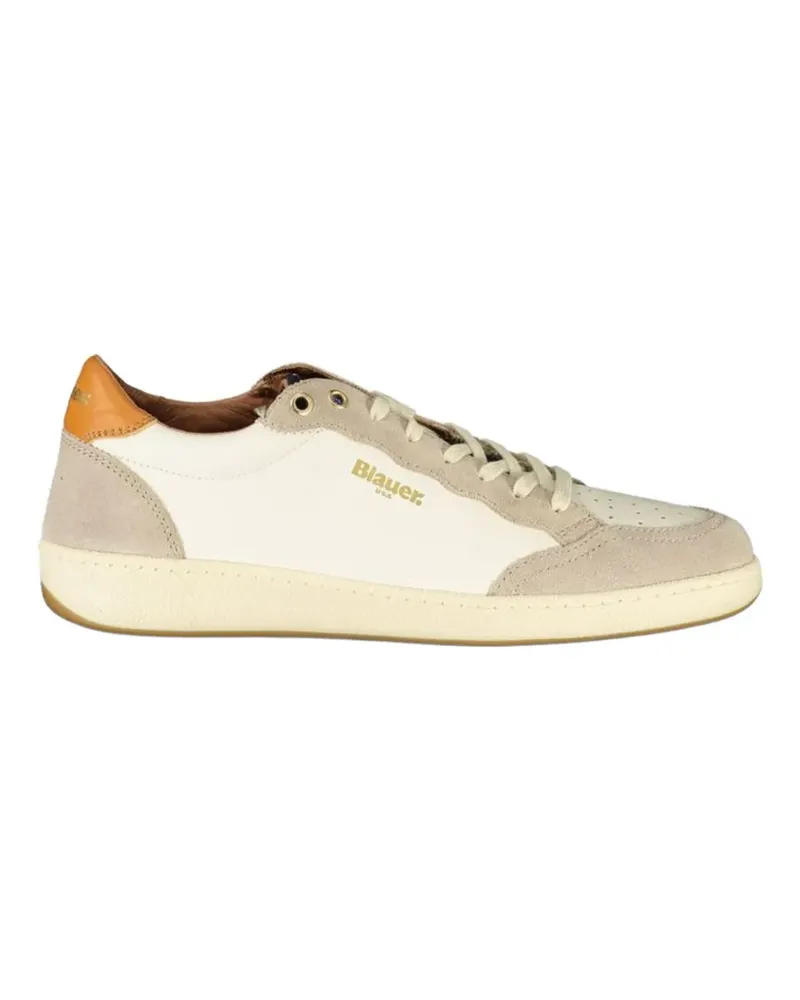 Blauer colour-block lace-up sneakers - Nude Nude