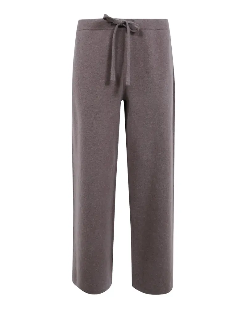 Nuur drawstring-waist knitted track pants - Braun Braun