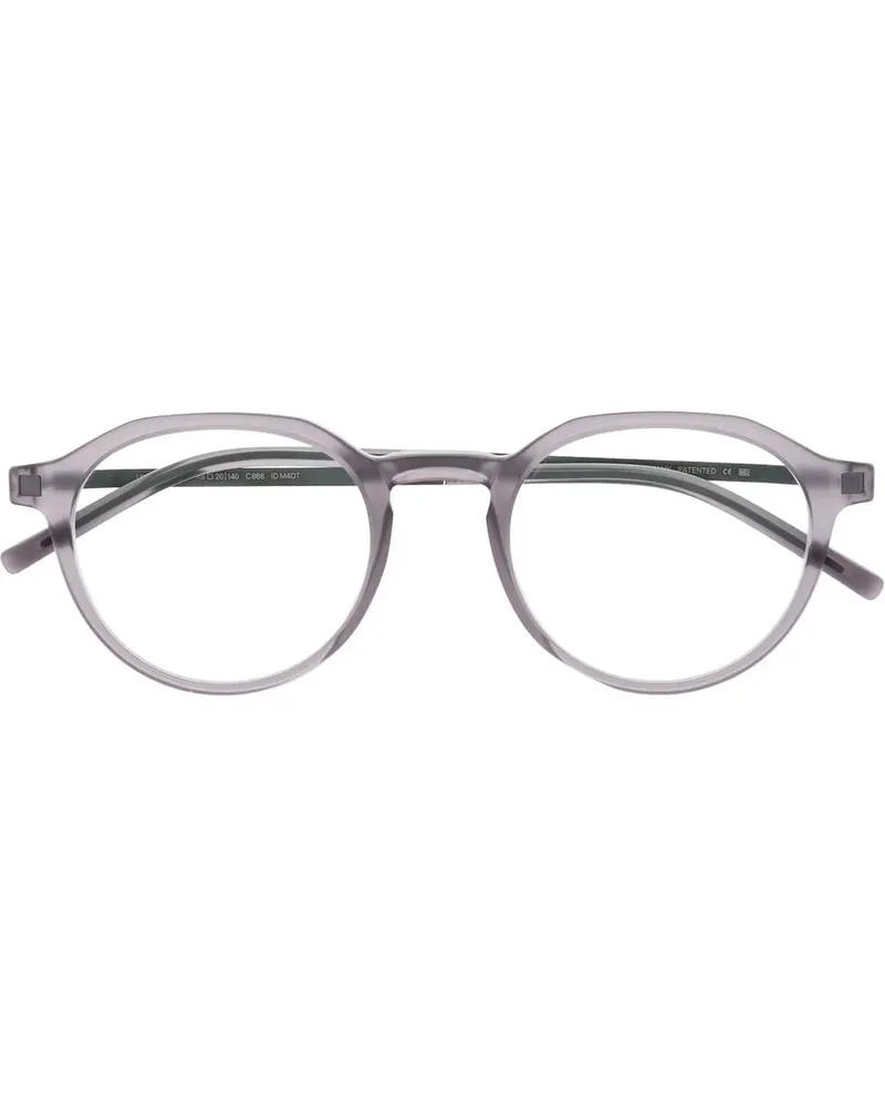 Mykita Saga Brille mit rundem Gestell - Grau Grau