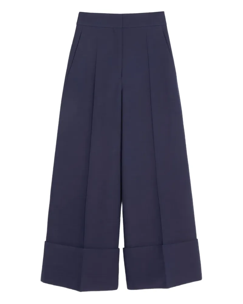 Valentino Garavani Crepe Couture Hose - Blau Blau