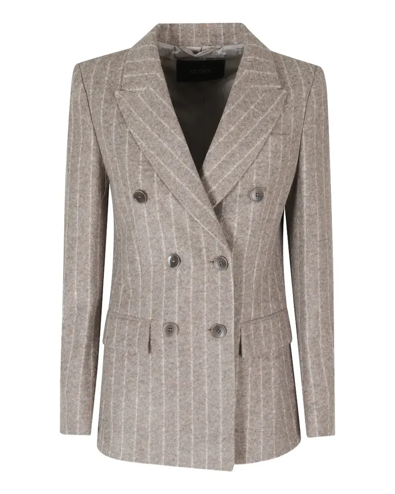 Seventy pinstripe double-breasted blazer - Braun Braun
