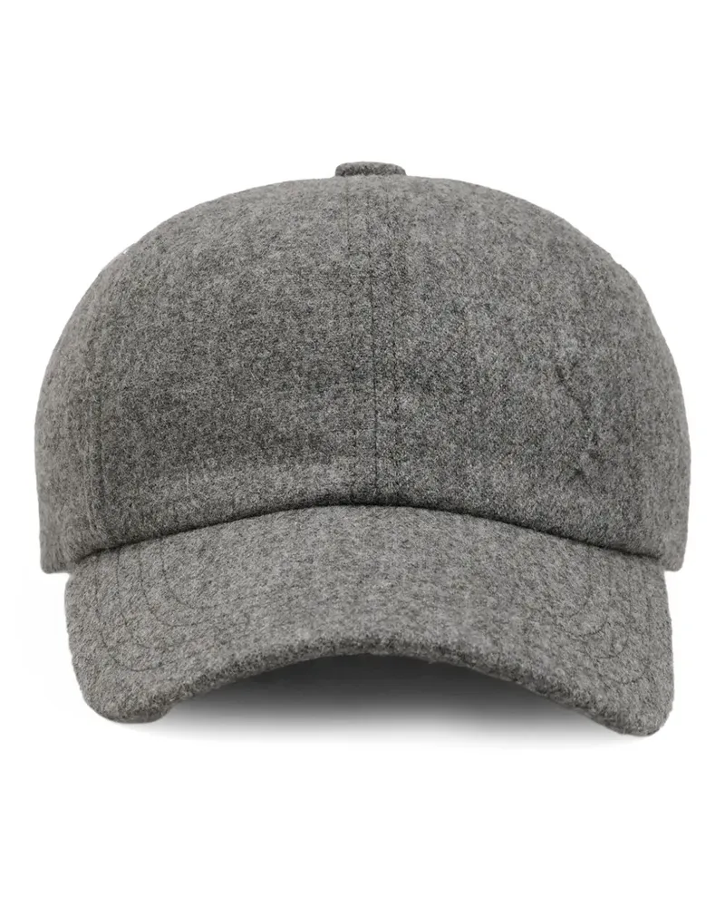 AMI Paris Ami de Coeur Baseballkappe mit Prägung - Grau Grau