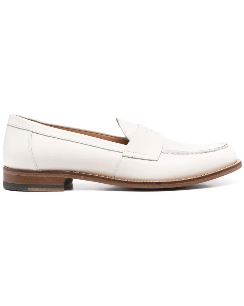Scarosso Harper Penny-Loafer - Weiß Weiß