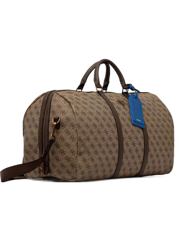 Guess Gemusterte Pisa Reisetasche - Nude Nude