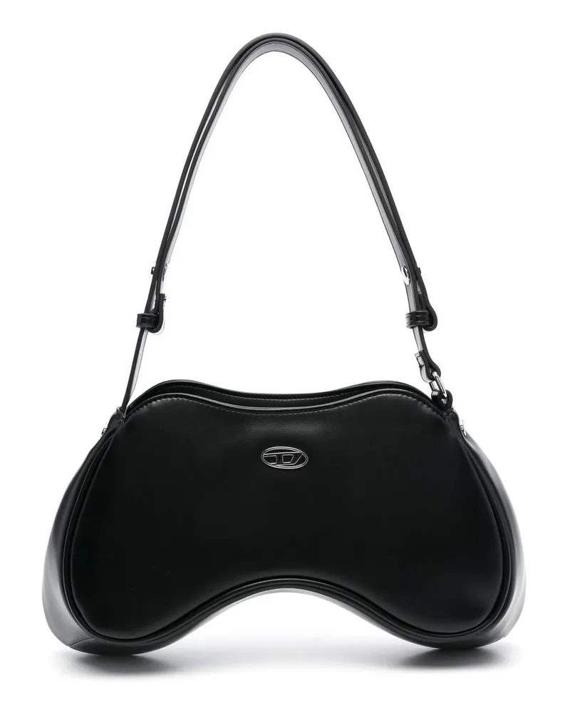 Diesel Asymmetrische Play Handtasche Schwarz