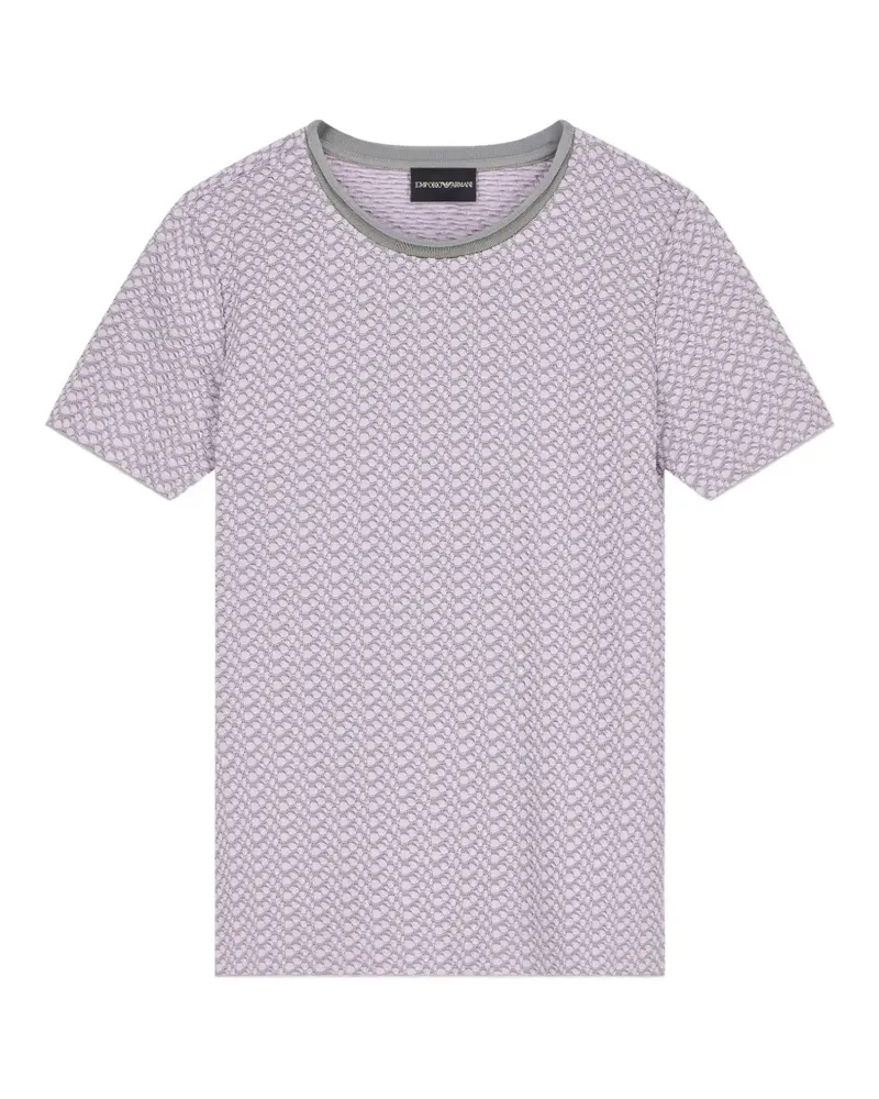Emporio Armani Gekörntes Oberteil - Violett Violett