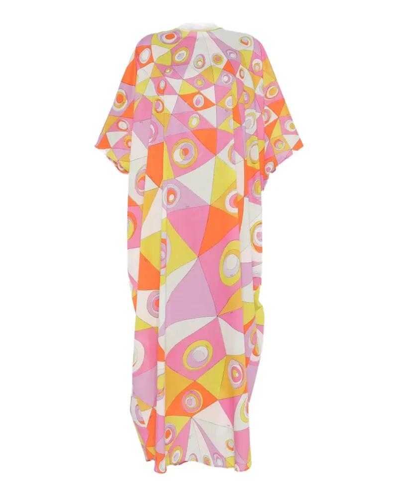 Emilio Pucci Iride-print maxi dress - Rosa Rosa