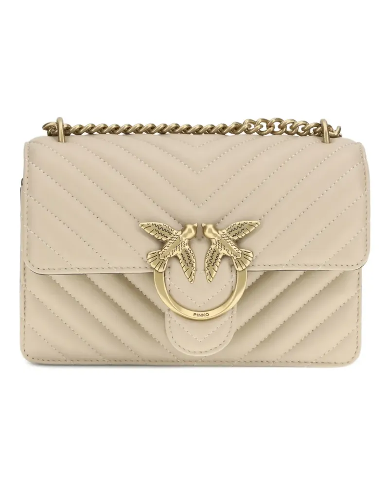 Pinko Love Schultertasche - Nude Nude