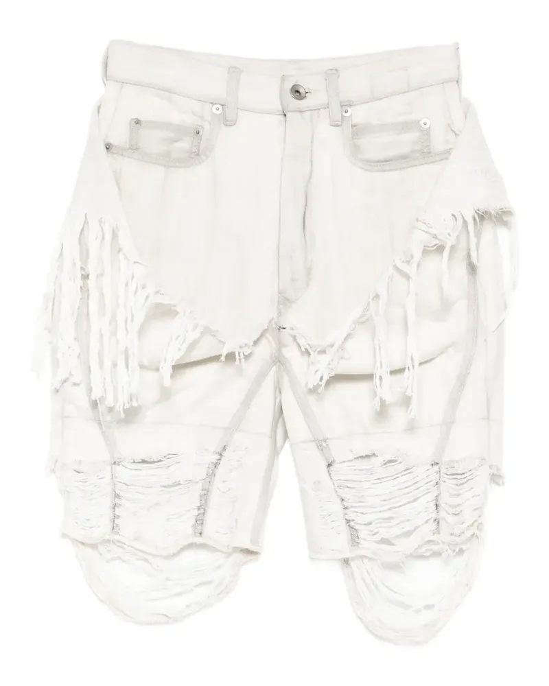 DRKSHDW by Rick Owens Slivered shorts - Nude Nude