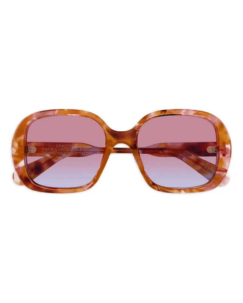 Chloé Geometrische CH0222S Sonnenbrille - Braun Braun