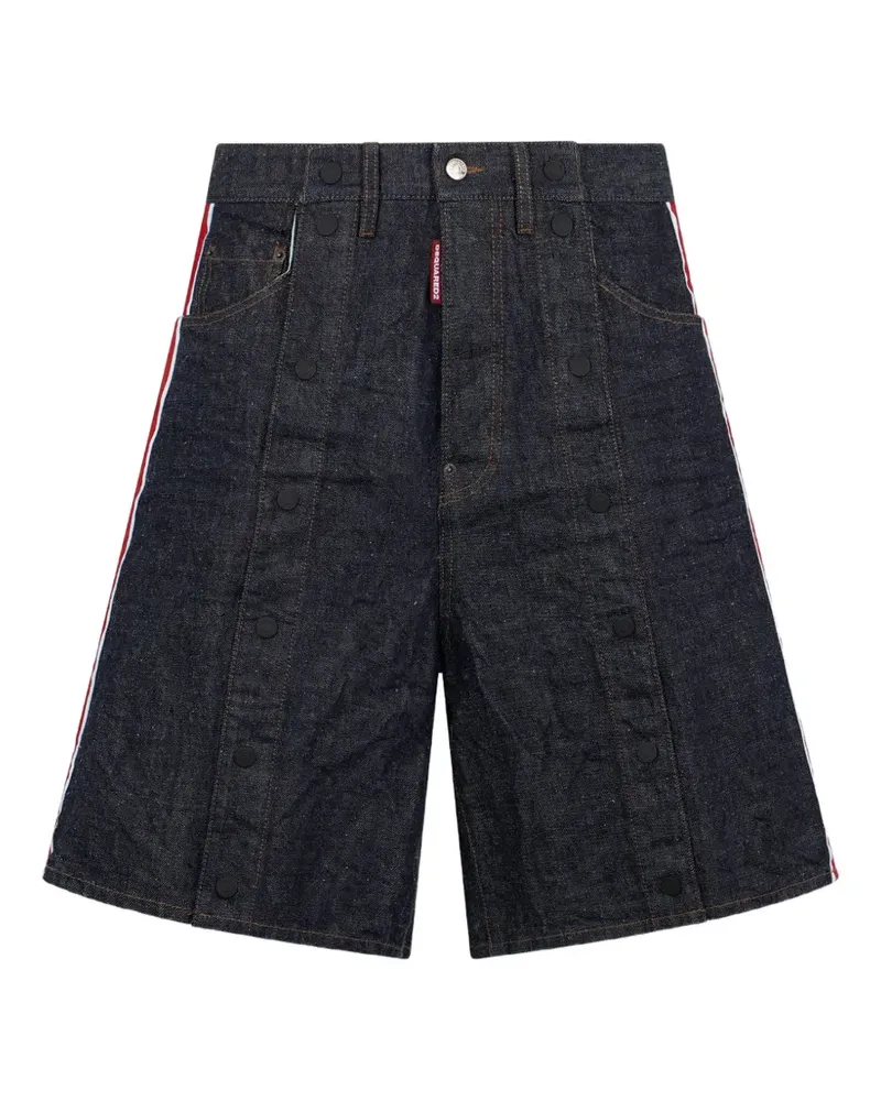 Dsquared2 Surfer Jeans-Shorts mit Druckknöpfen - Blau Blau