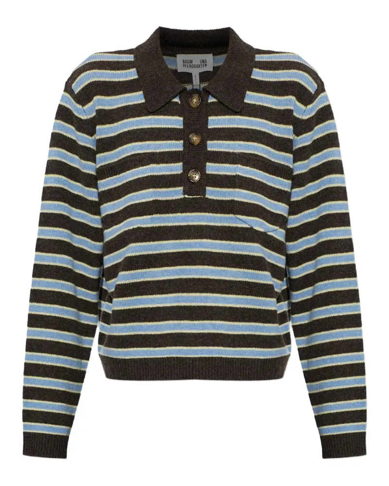 Baum und Pferdgarten Cori polo-collar sweater - Braun Braun